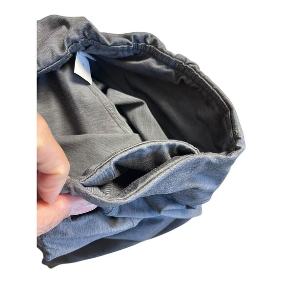 Yoga Reflex Gray Flare Leg Leggings Large - Picture 5 of 6